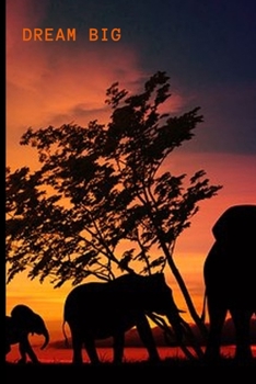 Paperback Dream Big: Lined Notebook Journal, 120 pages, A5 sized Book