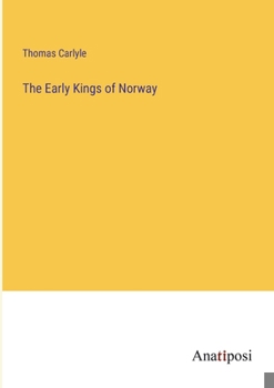 Paperback The Early Kings of Norway Book