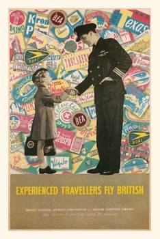 Paperback Vintage Journal Experienced Travellers Fly British Book