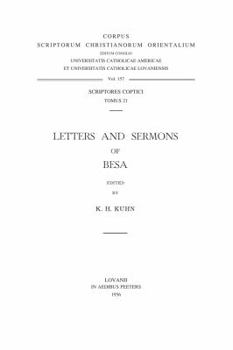 Paperback Letters and Sermons of Besa: T. Book