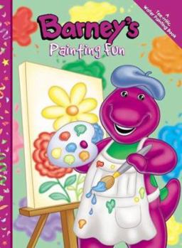 Paperback Barney's Painting Fun Book