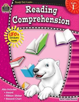 Paperback Ready-Set-Learn: Reading Comprehension, Grade 1 [With 150+ Stickers] Book