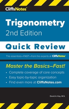 Paperback CliffsNotes Trigonometry: Quick Review Book