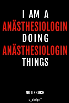 Notizbuch für Anästhesiologen / Anästhesiologe / Anästhesiologin: Originelle Geschenk-Idee [120 Seiten gepunktet Punkte-Raster blanko Papier] (German Edition)