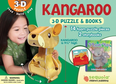 Board book Kangaroo: Wildlife 3D Puzzle and Books [With Puzzle] Book