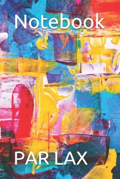 Notebook: Colorful Abstract Painting Composition Notebook - Large 6 x 9 - Blush Notes 120 Pages