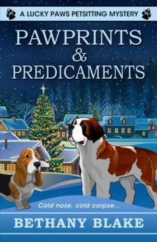 Paperback Pawprints & Predicaments [Large Print] Book