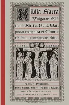 Hardcover Biblia Sacra Latin Vulgate Bible Clementine Edition 1901 [Latin] Book