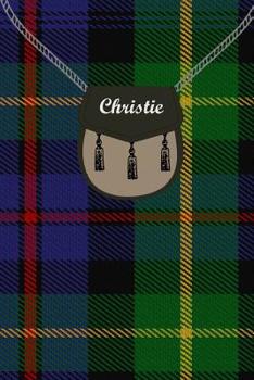 Paperback Clan Christie Tartan Journal/Notebook Book