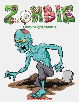 Paperback Zombie Libro da Colorare 2 [Italian] Book