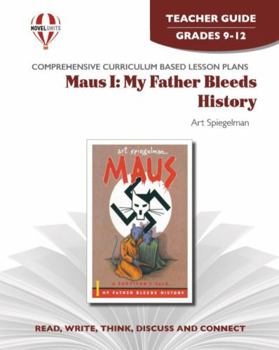 Paperback Maus 1: My Father Bleeds History - Teacher Guide by Novel Units Book