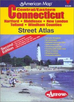 Paperback Connecticut (Central/Eastern) Atlas Book
