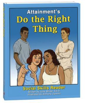 Spiral-bound Attainments Do the Right thing Social Skills Reader Book