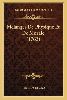 Paperback Melanges De Physique Et De Morale (1763) [French] Book