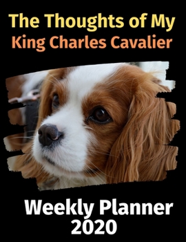 Paperback The Thoughts of My King Charles Cavalier: Weekly Planner 2020 Book