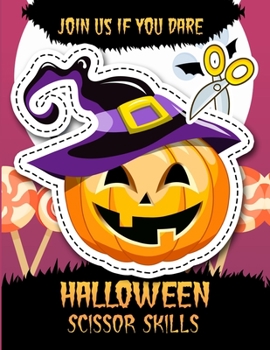 Paperback halloween scissor skills: Happy halloween Cut & Color Scissor Skills Preschool Activity Book for Kids: Coloring and Cutting Practice for School Book