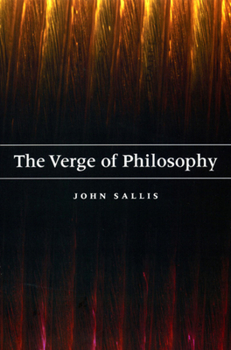 Hardcover The Verge of Philosophy Book