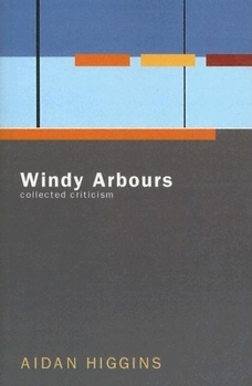 Paperback Windy Arbours: Collected Critisism Book