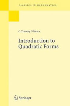 Paperback Introduction to Quadratic Forms Book