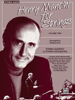 Paperback Henry Mancini for Strings, Vol 2: Bass Book