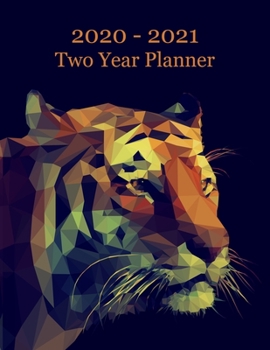 2020 – 2021 Two Year Planner: Tiger Cover – Includes Major U.S. Holidays and Sporting Events