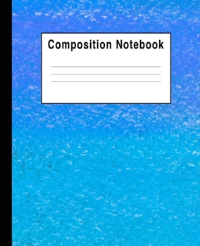 Composition Notebook: Pastel Blues