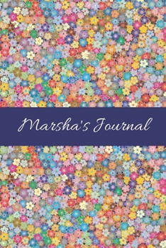 Paperback Marsha's Journal: Cute Personalized Name College-Ruled Notebook for Girls & Women - Blank Lined Gift Journal/Diary for Writing & Note Ta Book