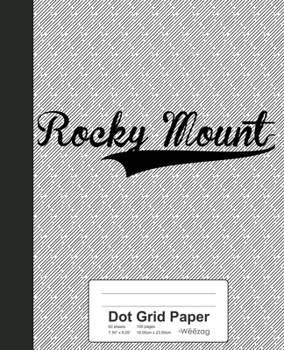 Paperback Dot Grid Paper: ROCKY MOUNT Notebook Book