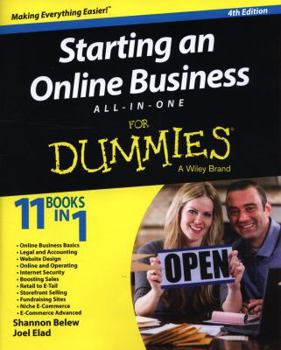 Paperback Starting an Online Business All-In-One for Dummies Book