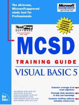 Hardcover MCSD Training Guide Microsoft Visual Basic 5 [With Contains Exclusive Testprep Test Engine] Book