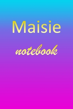 Paperback Maisie: Blank Notebook - Wide Ruled Lined Paper Notepad - Writing Pad Practice Journal - Custom Personalized First Name Initia Book