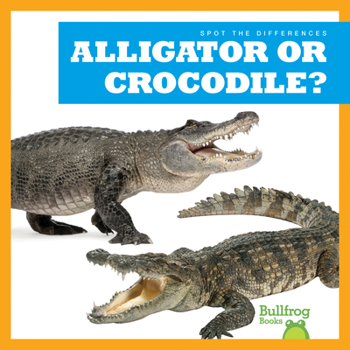 Paperback Alligator or Crocodile? Book