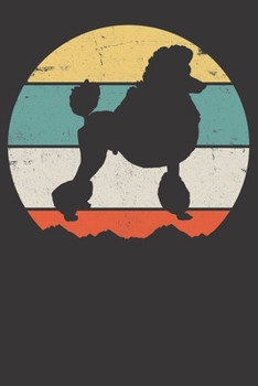 Paperback Notebook: Poodle Dot Grid 6x9 120 Pages Book