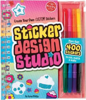 Spiral-bound Sticker Design Studio: Create Your Own Custom Stickers Book