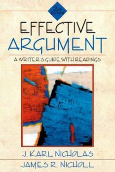 Paperback Effective Argument: A Writer's Guide with Readings Book