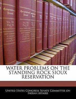 Paperback Water Problems on the Standing Rock Sioux Reservation Book