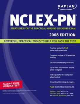 Paperback Kaplan NCLEX-PN Exam: Strategies for the Practical Nursing Licensing Exam Book