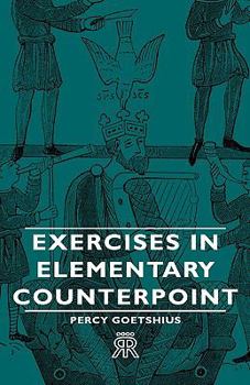 Hardcover Exercises in Elementary Counterpoint Book