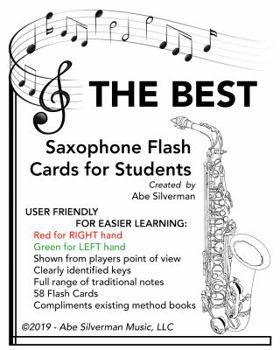 Cards THE BEST Saxophone Flash Cards for Student Book