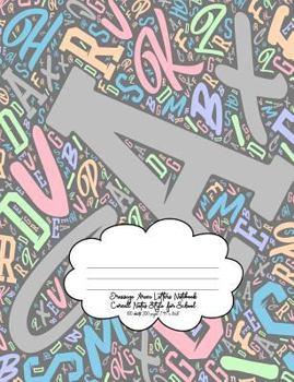 Paperback Dressage Arena Letters Notebook: Cornell Notes Style for School Book