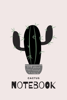 Paperback Cactus Notebook Checkered Book