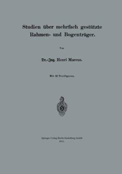 Paperback Studien Über Mehrfach Gestützte Rahmen- Und Bogenträger [German] Book