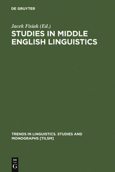 Hardcover Studies in Middle English Linguistics Book