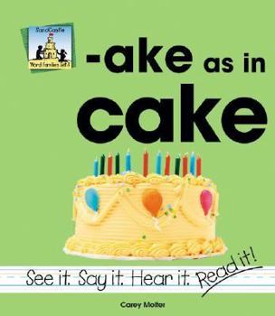 Ake as in Cake - Book  of the Word Families