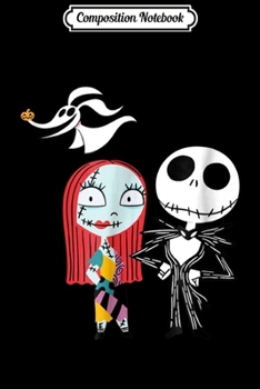 Paperback Composition Notebook: Disney Nightmare Before Christmas Jack and Sally Journal/Notebook Blank Lined Ruled 6x9 100 Pages Book