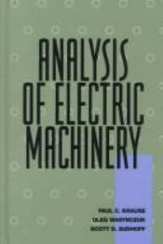 Hardcover Analysis of Electric Machinery Book