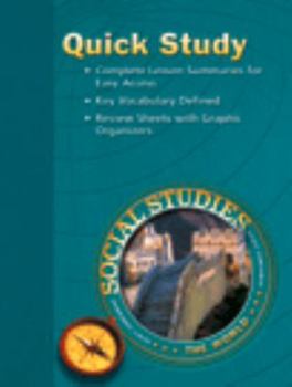 Paperback Social Studies 2003 Quick Study Grade 6 Book