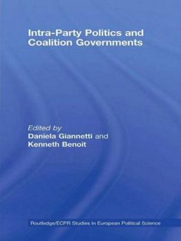 Paperback Intra-Party Politics and Coalition Governments Book