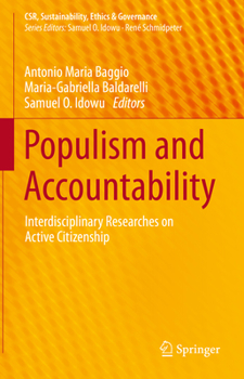 Hardcover Populism and Accountability: Interdisciplinary Researches on Active Citizenship Book