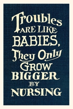 Paperback Vintage Journal Troubles Grow Larger by Nursing Book